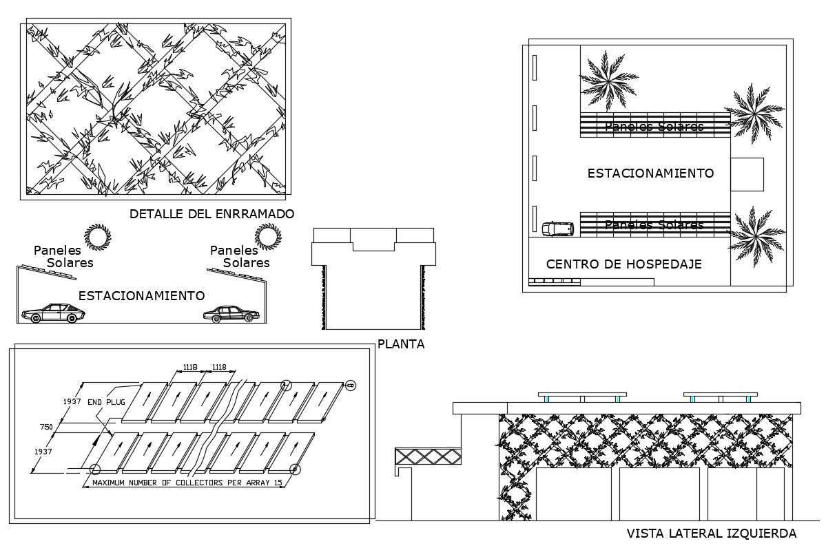 Solar Installation AutoCAD File Download - Cadbull