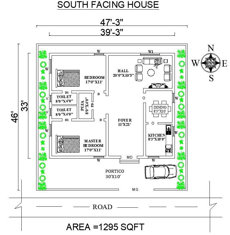 25X50 SOUTH FACE HOUSE PLANS... - Civil Engineer For You | Facebook