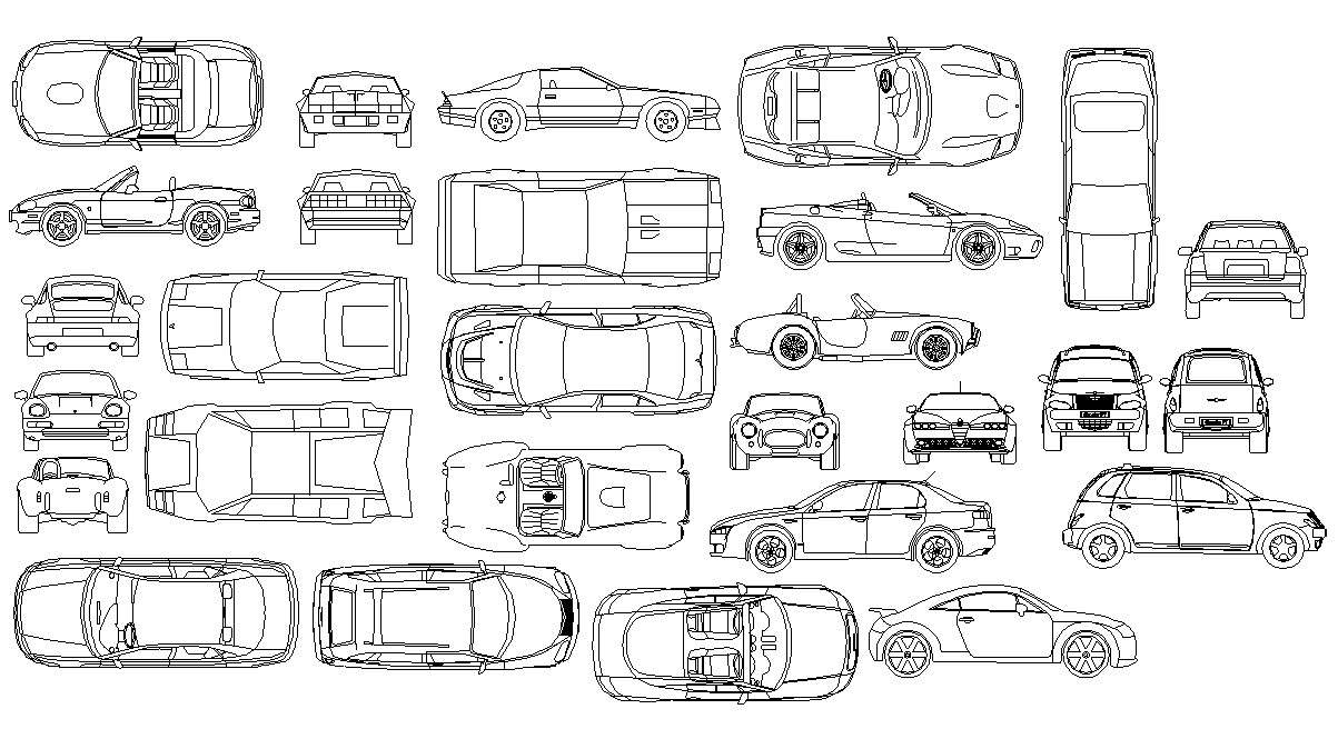 car design autocad file download