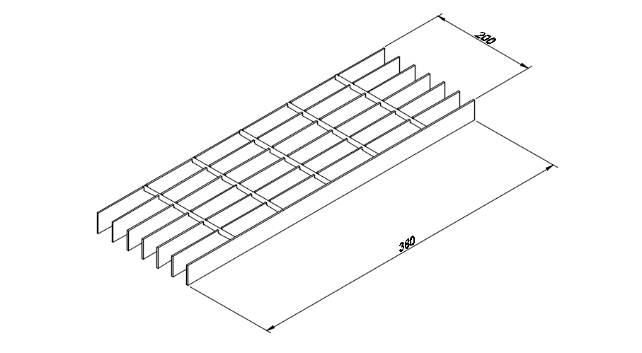 Stainless Steel Gratings Design In Detail Autocad Drawing Dwg File