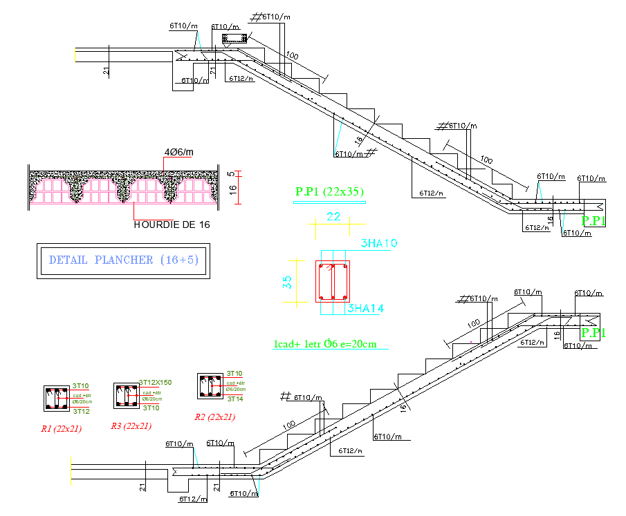 Staircase plan dwg file - Cadbull