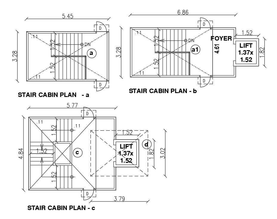 Staircase Cabin Plan Is Given For X M Commercial Shop In This Autocad Drawing File Download