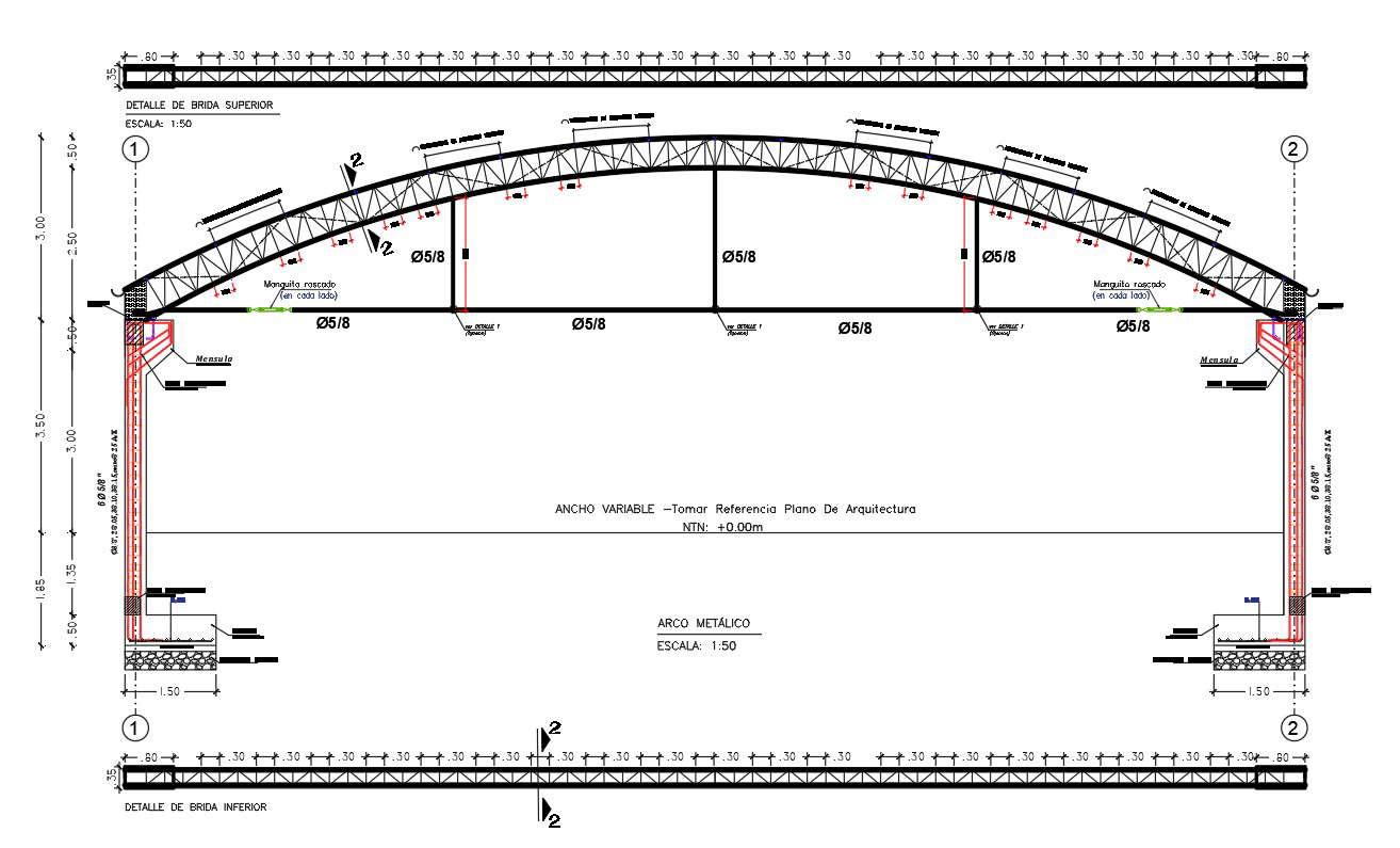 Steel Roof Structure Section Cad Drawing Download Dwg File Cadbull