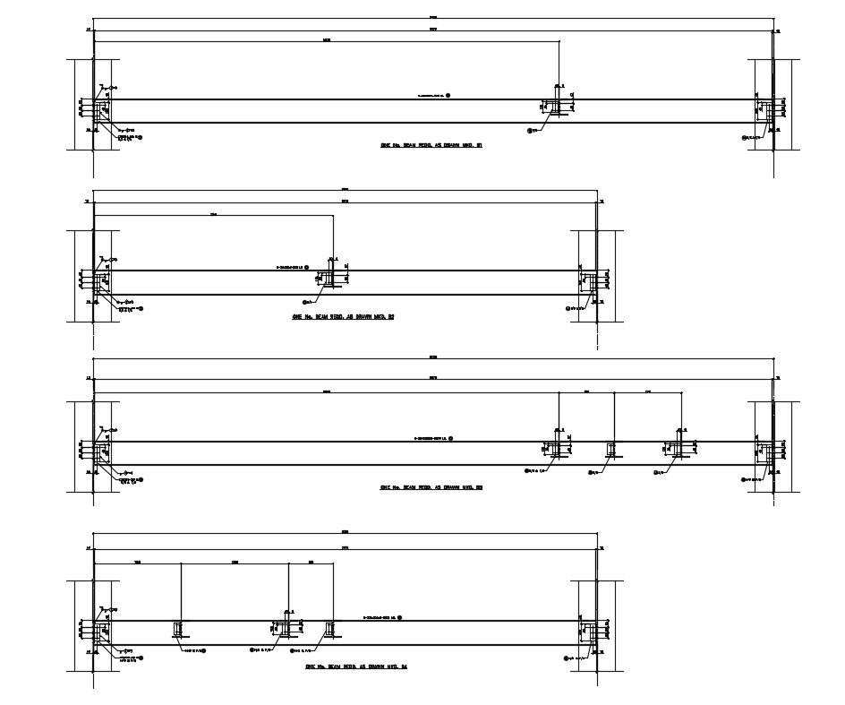 Steel Beam Section Download Free AutoCAD DWG File - Cadbull