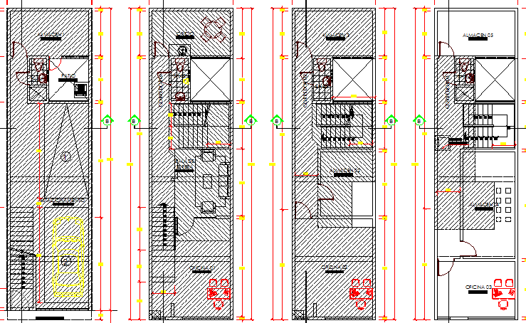 Store Building Architecture Layout and Design dwg file - Cadbull