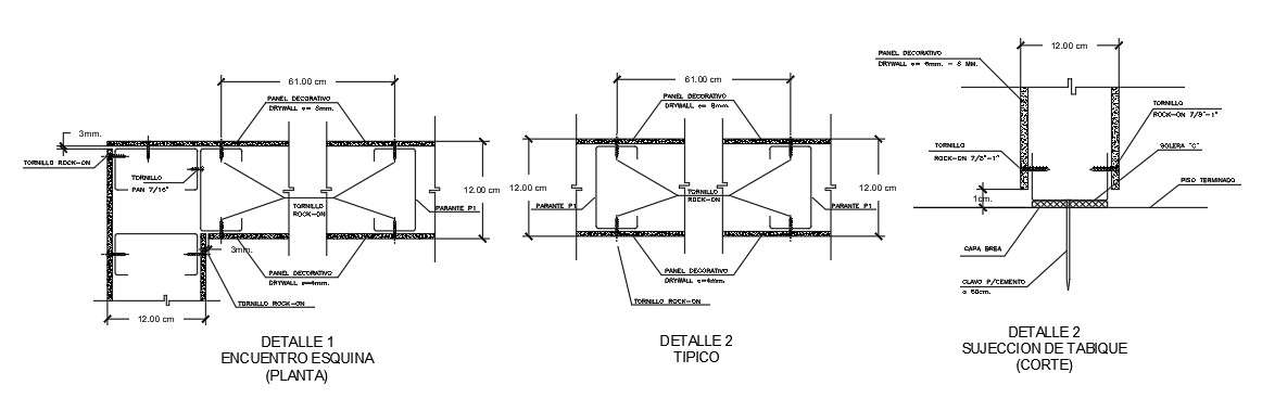 Structural detail defined in this AutoCAD drawing file. Download this ...