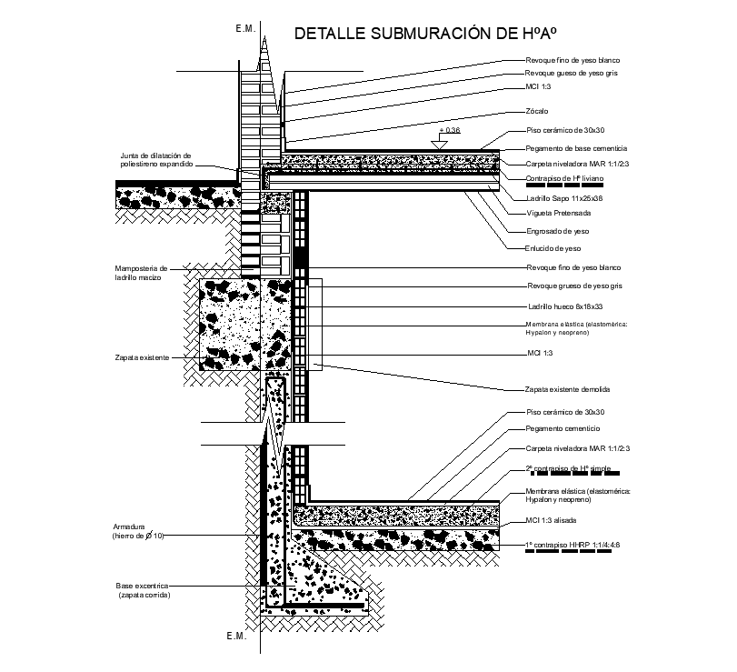 Submuration detail plan is given in this Autocad drawing file. Download ...