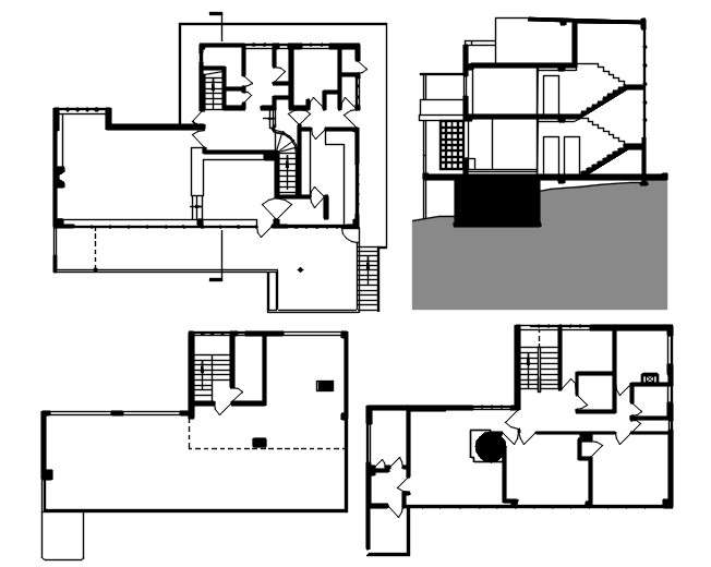 Sun house plan - Cadbull