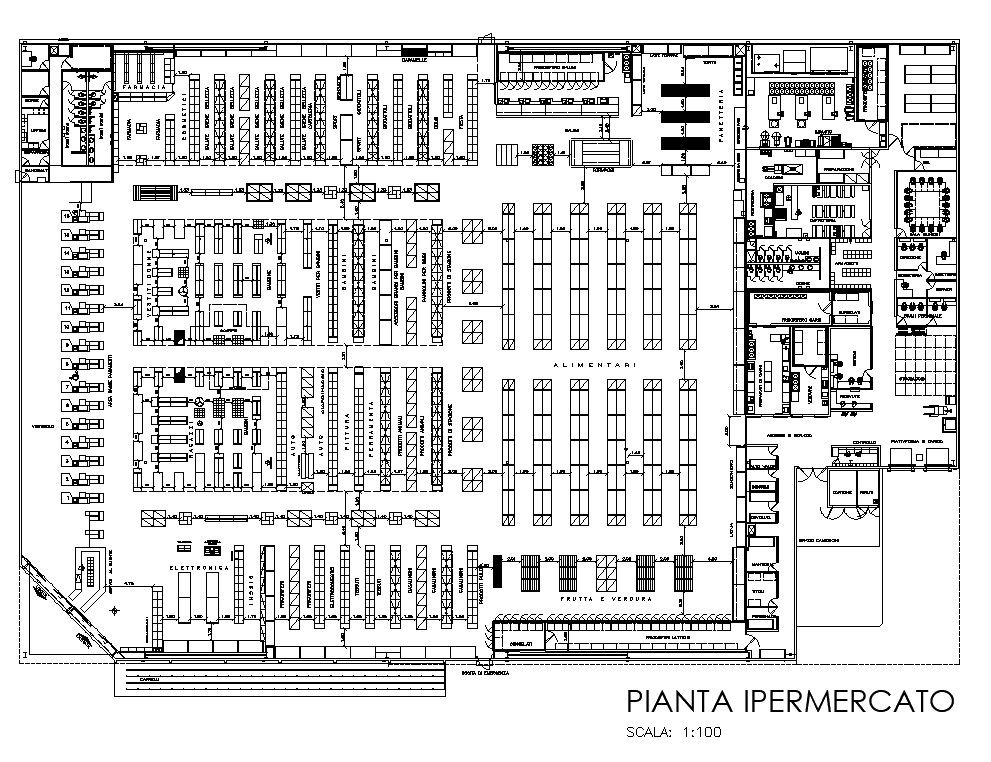Supermarket And Department Store Detail Plan 2d View Layout File Wed Aug 2018 09 30 28 