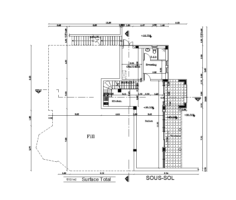 Surface Floor Plan Detail Specified In This Autocad Drawing File Download The Autocad Drawing