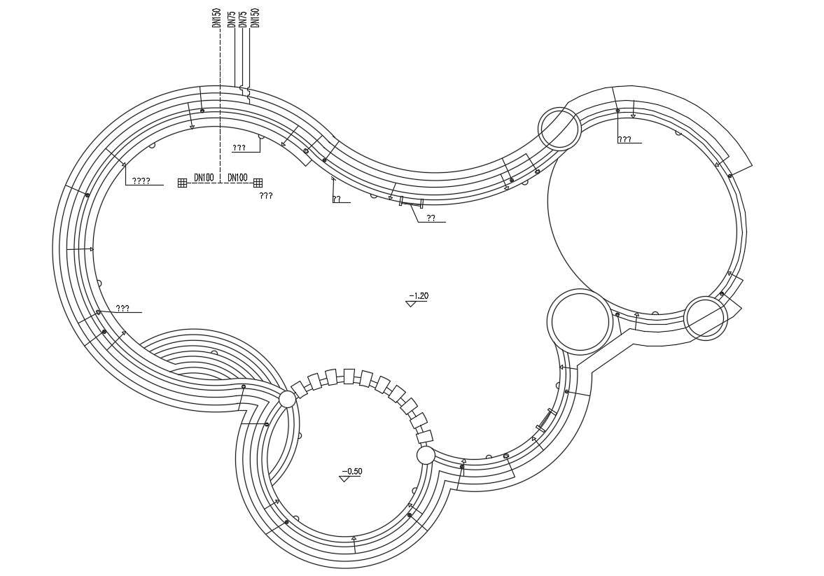 pool autocad drawing