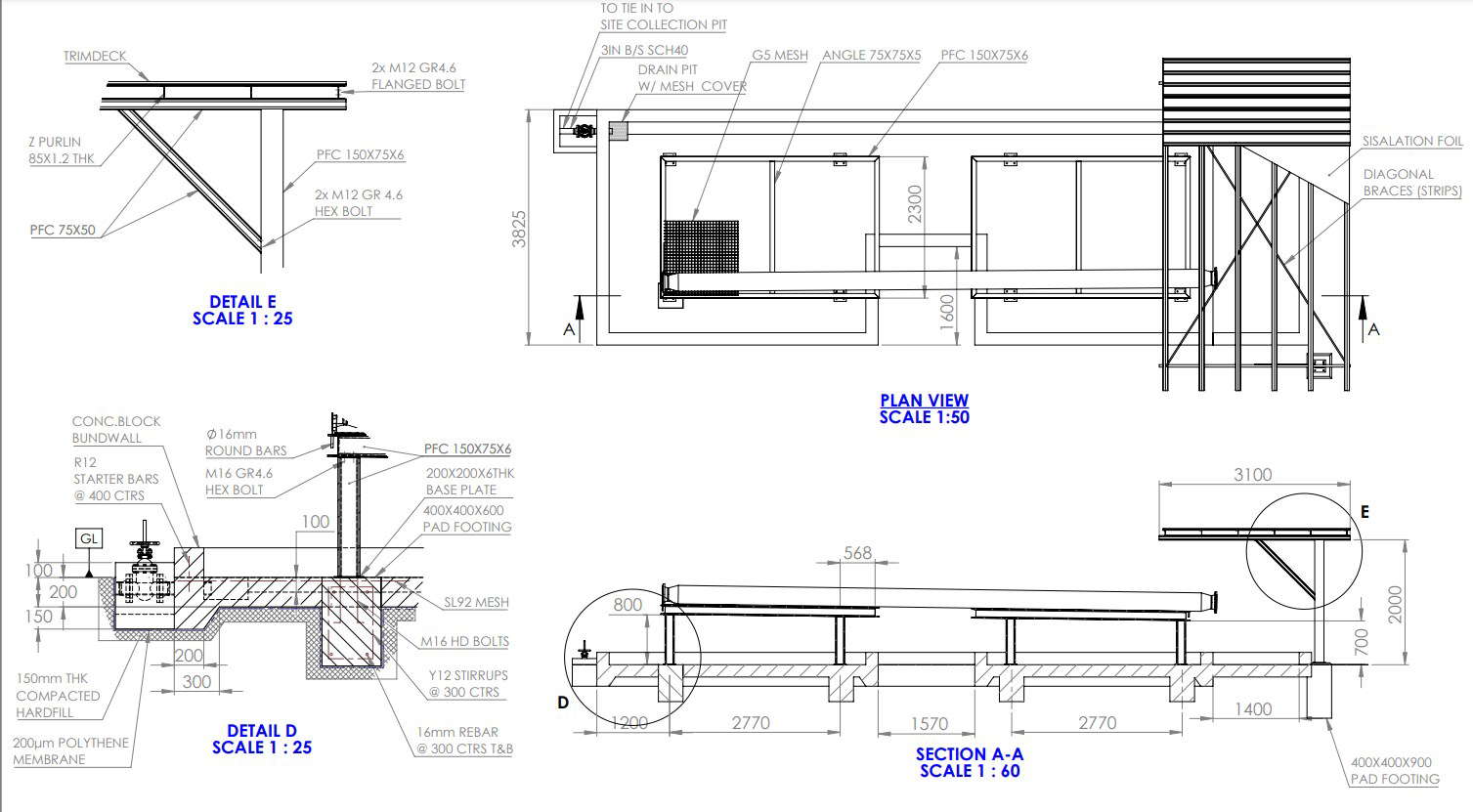 Drawing Deep Drilling Rig Dwg Cad Blocks In Autocad - almuhja.com