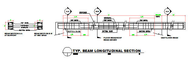 Longitudinal Section Drawing