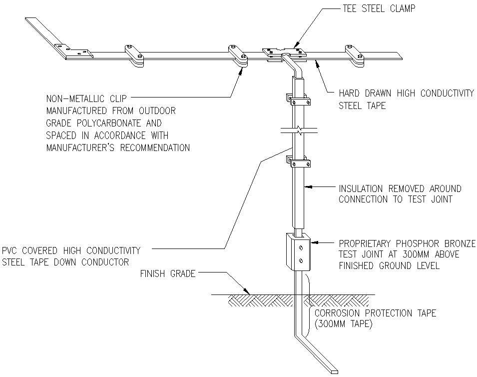 Tee steel clamp details in AutoCAD, dwg file. - Cadbull