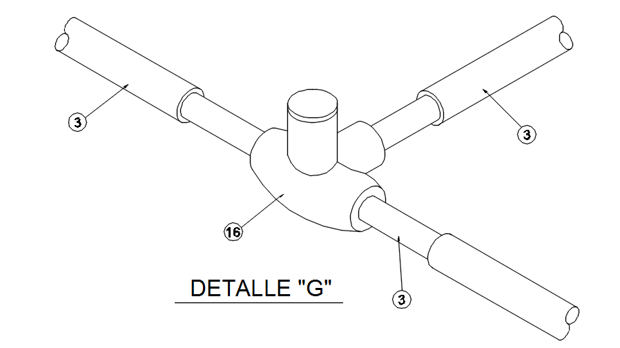 Telescopic Gauge Design With Detail AutoCAD Drawing, Dwg File, CAD File ...