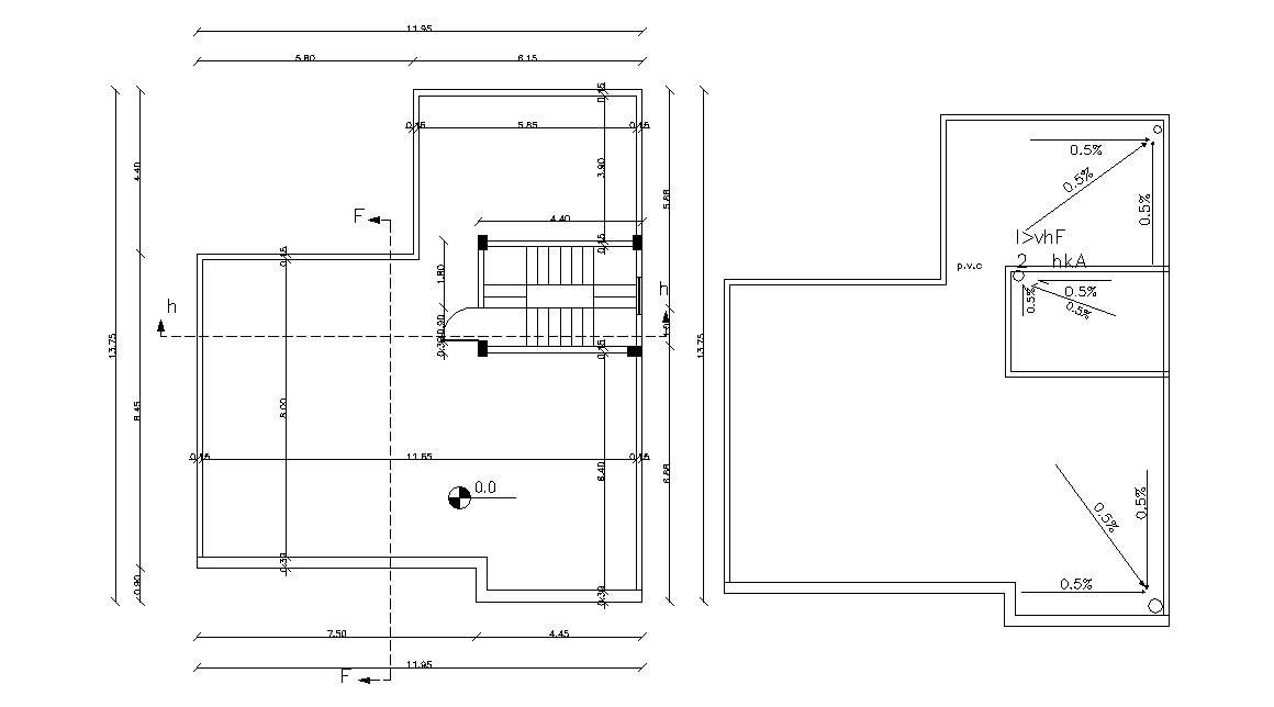 Terrace Floor Plan Of Building Autocad Drawing Free Cadbull | Images ...