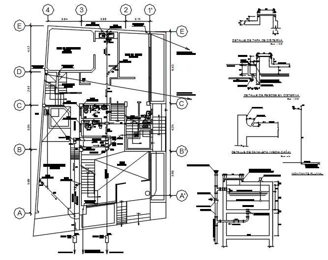 The sanitary layout of the clinic in dwg file - Cadbull