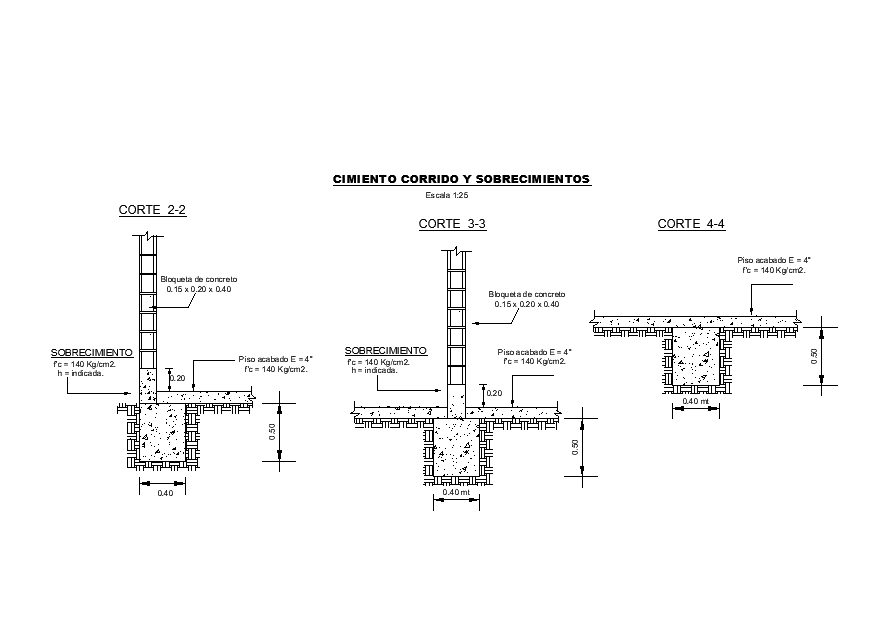 The structure foundation detail is provided in this AutoCAD drawing ...