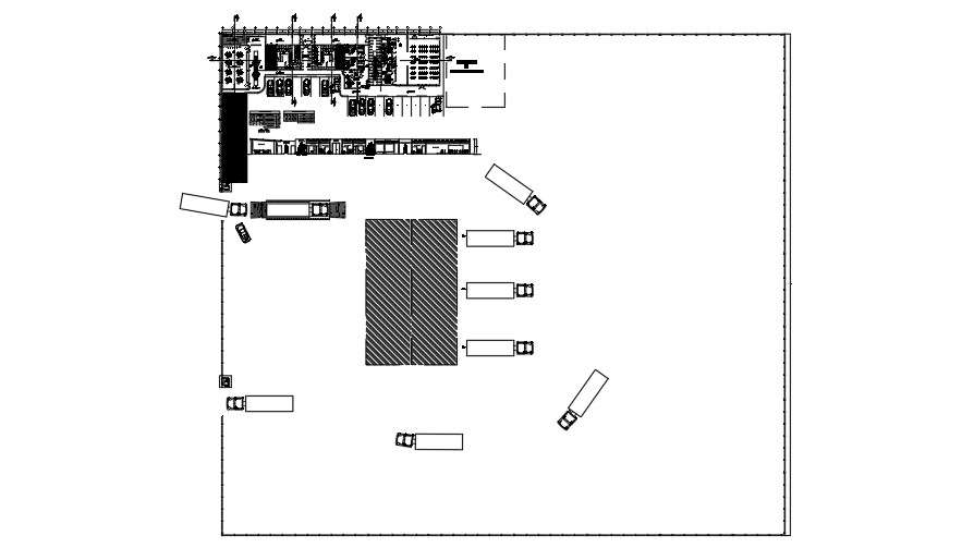 The Bus Stand Plan AutoCAD File Download - Cadbull