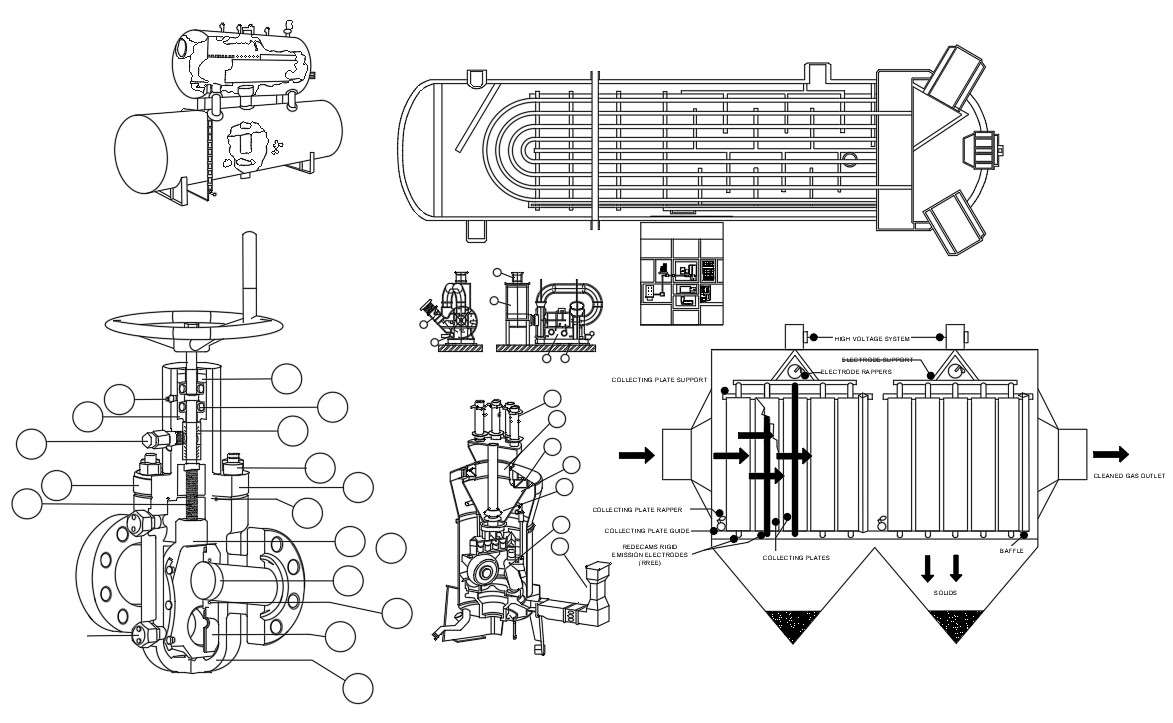 The CAD 2D Drawing file Contains the Section details of the Electric ...