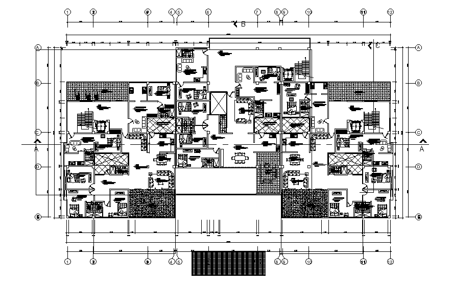 The apartment layout plan derived in this AutoCAD drawing. Download 2d ...