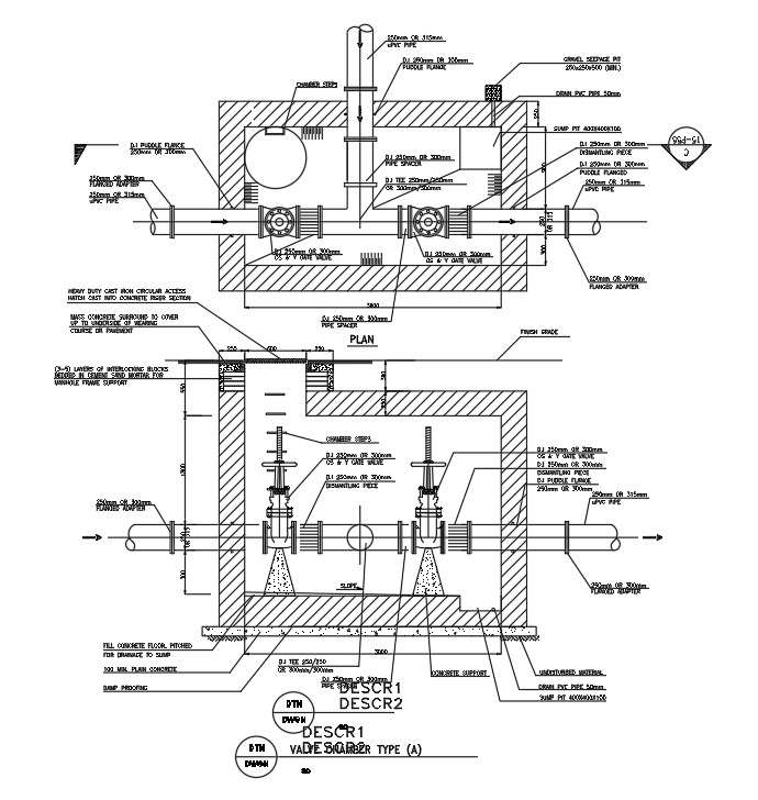 Air Valve Chamber Drawing at Dollie Guth blog