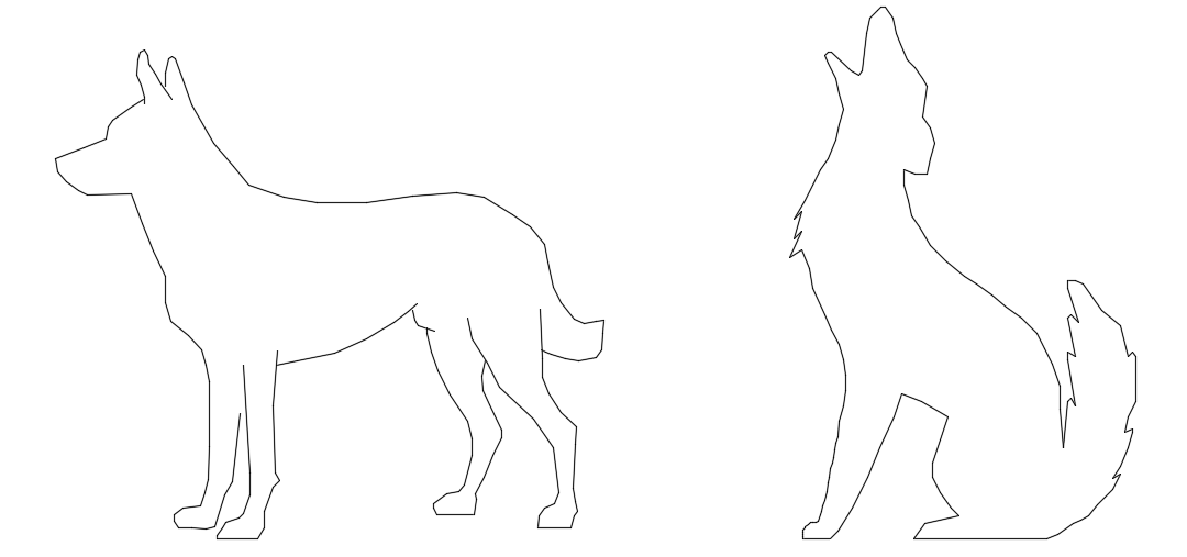 The dog 2D AutoCAD plan is given in this file - Cadbull