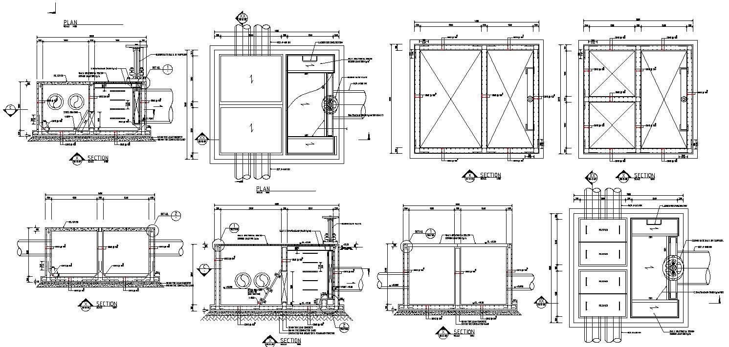 Architecture CAD Details Collections】Drawers Sections, 48% OFF