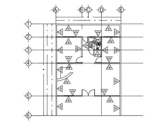 The electric point of the 10x13m 2bhk house plan AutoCAD model - Cadbull