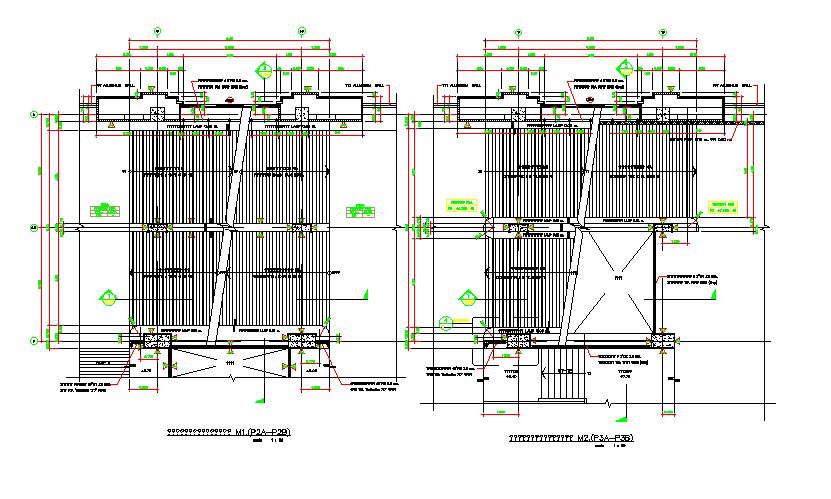 The grill section details are given in this AutoCAD DWG Drawing File