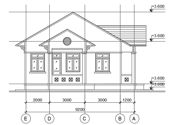 Thiết kế kiến trúc Bản vẽ nhà 8x10m Theo phong cách hiện đại