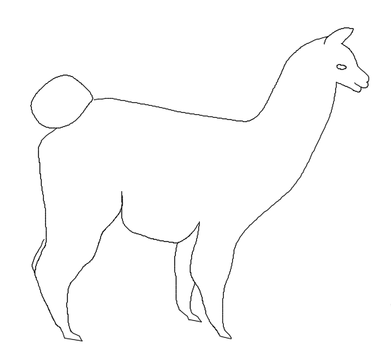 The little deer 2D AutoCAD drawing is given in this file - Cadbull