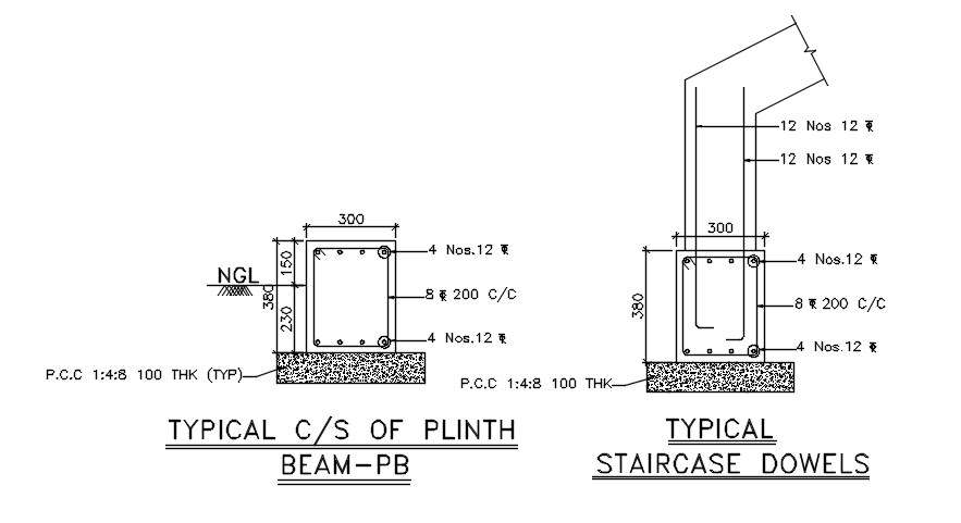 Plinth Beam Layout की drawing कैसे पढ़ते है?| How to read Plinth beam  layout Drawings? - YouTube