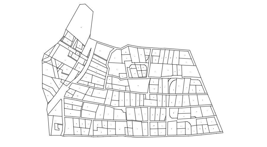 The Residential House Plan Plot Autocad Drawing Cadbull