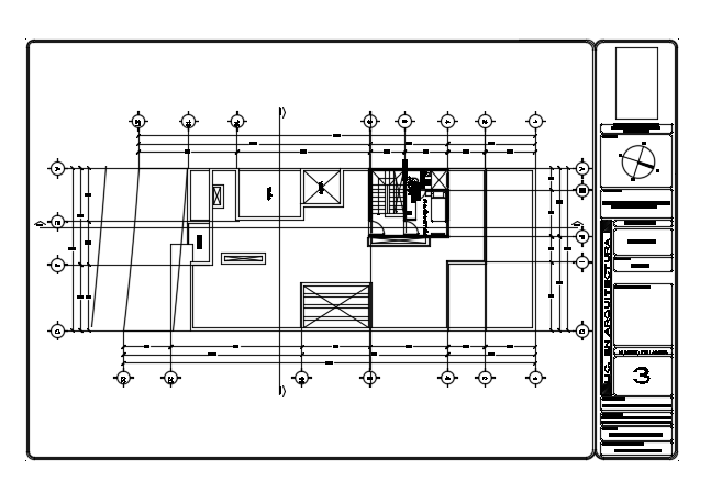 The roof layout of the 26x10m architecture house plan - Cadbull