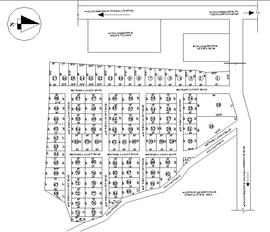 The site layout of the residential plot is given in this AutoCAD DWG ...