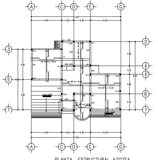 The structural layout of the 12x13m architecture 3bhk first floor house ...