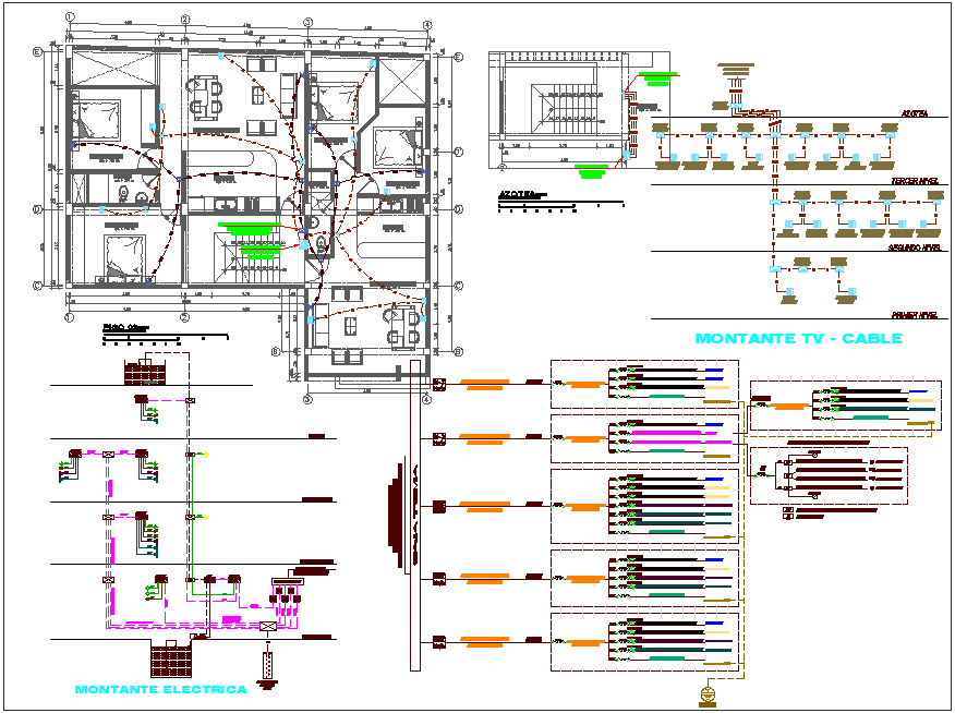 third-floor-and-ceiling-plan-t-v-cable-and-telephone-electric-line-view-for-housing-design-dwg