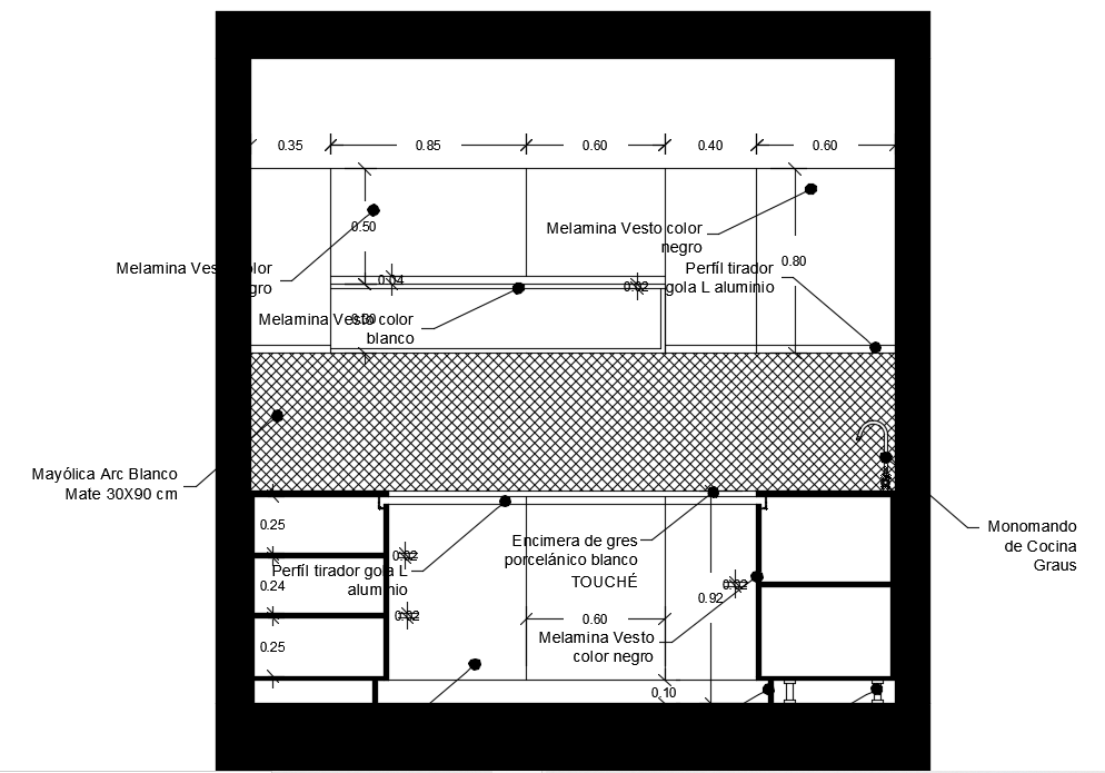 kitchen standard dimensions in cm 2d autocad        
        <figure class=