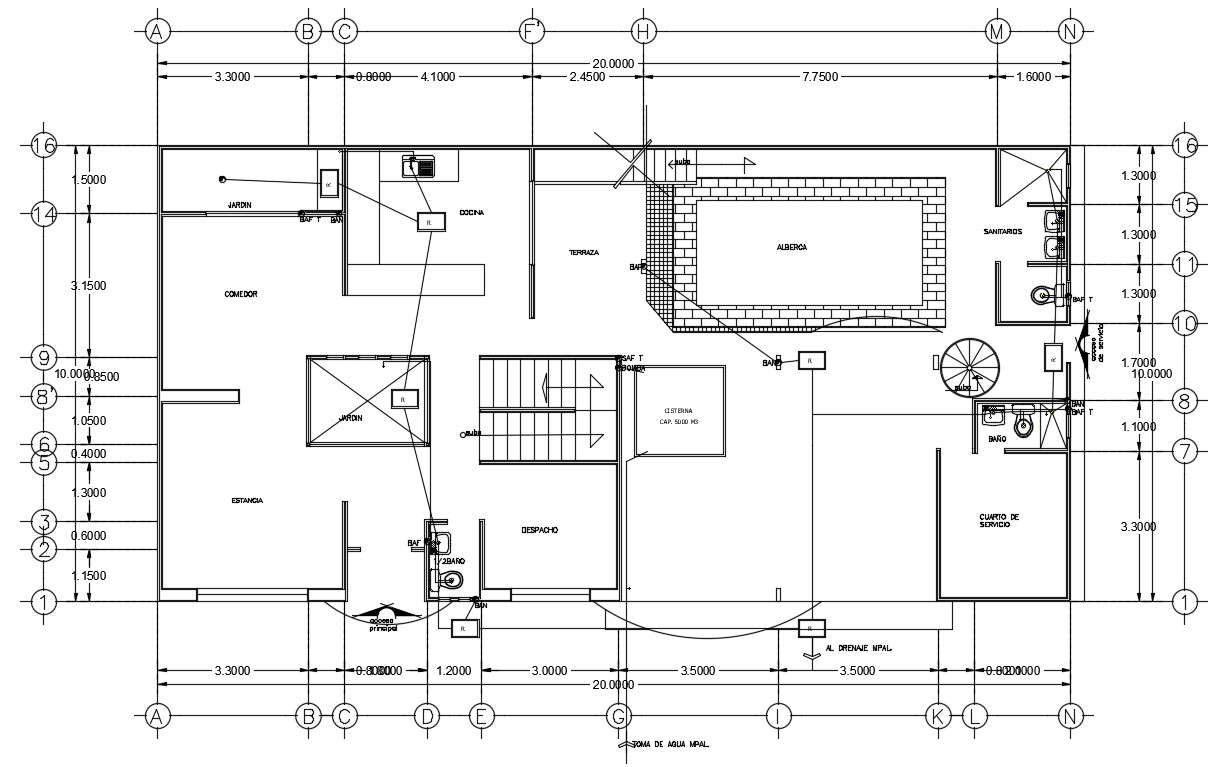 This AutoCAD drawing file presented house terrace plan detail. Download ...