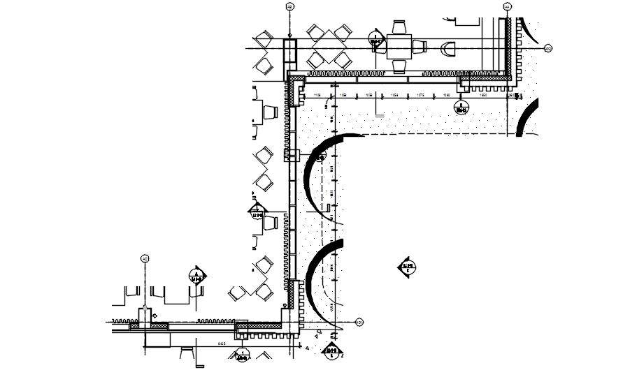 This AutoCAD drawing file shows the pergola design.Download this 2d ...