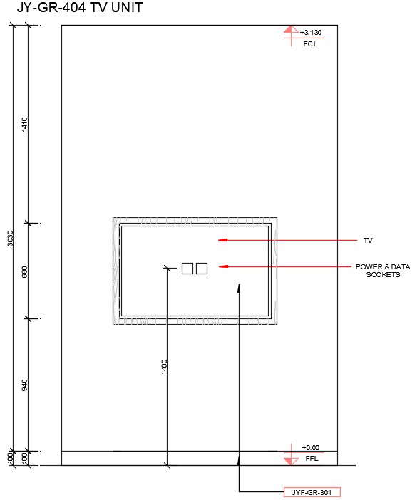 This AutoCAD drawing file stated tv unit drawing detail.download this ...