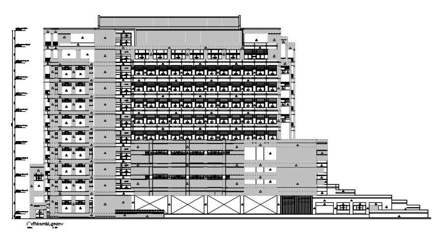 This AutoCAD file showing elevation detail drawing. download this ...