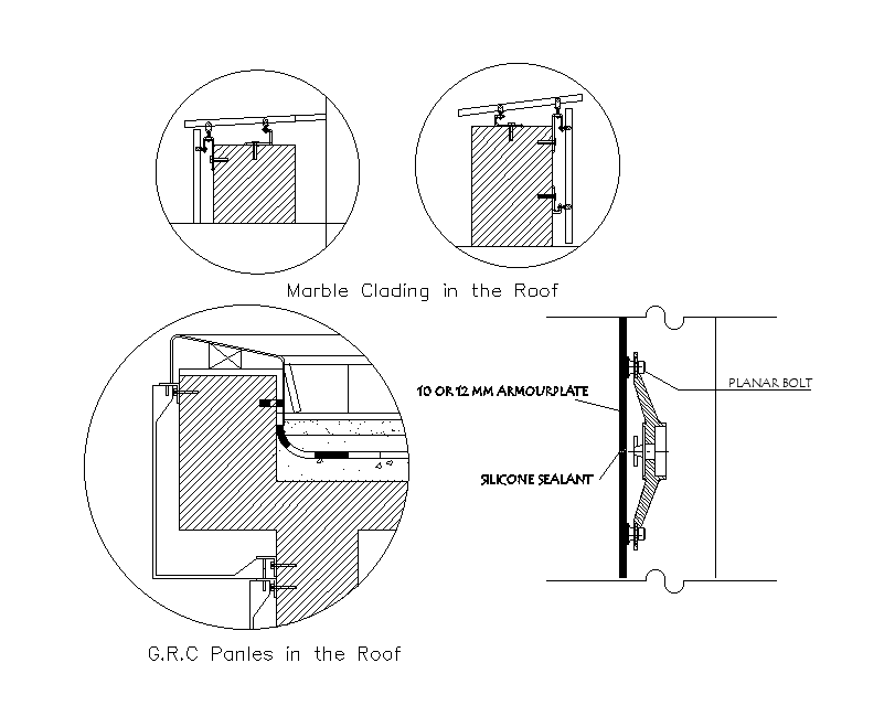 This drawing derived the roof section detail drawing. Download this 2d ...