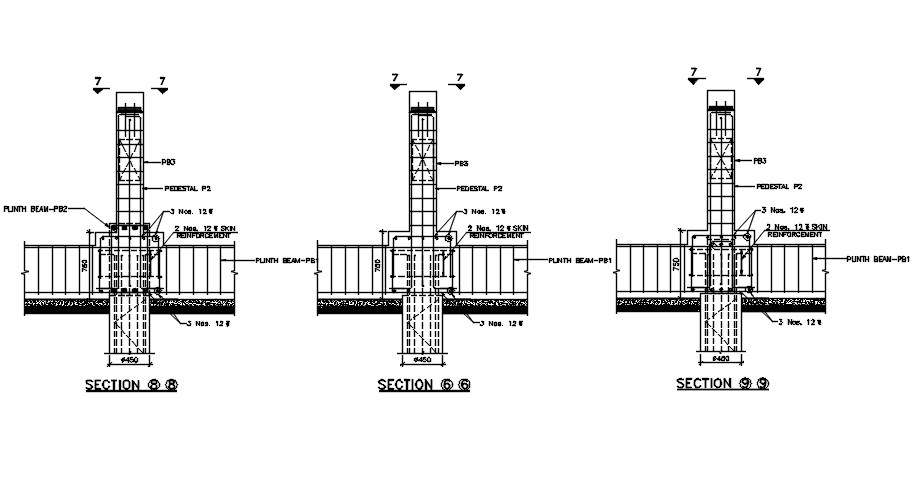 This drawing presenting the reinforcement section detail is in this ...