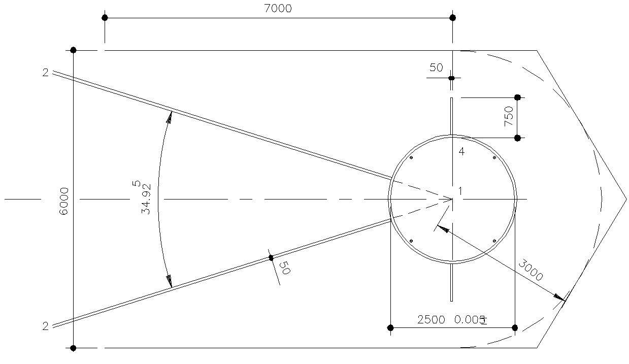 Throwing facilities layout details in AutoCAD, dwg file. - Cadbull