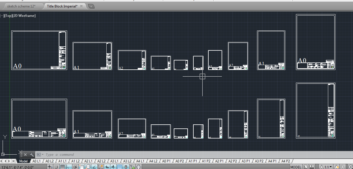 autocad electrical title block