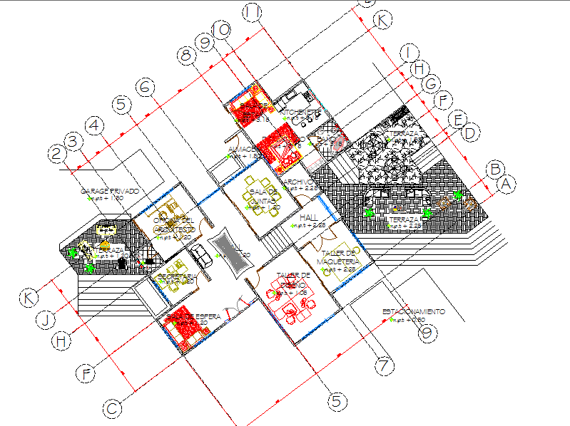 top-view-layout-plan-of-a-building-dwg-file-cadbull