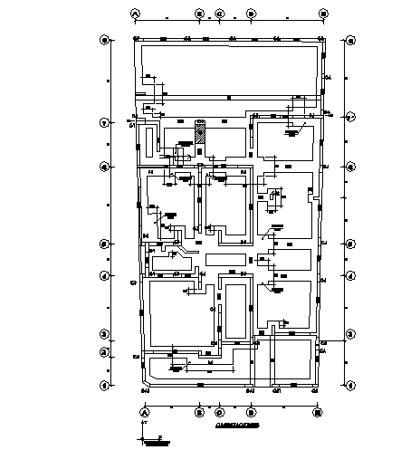 Top view layout plan of building - Cadbull