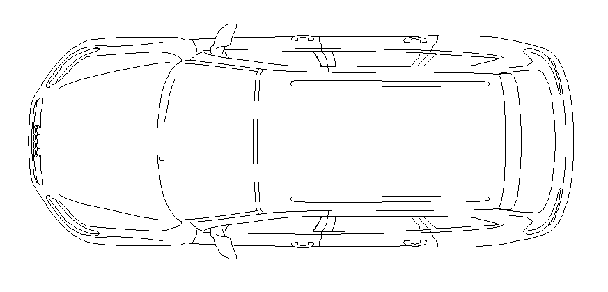 Top view of car detail - Cadbull